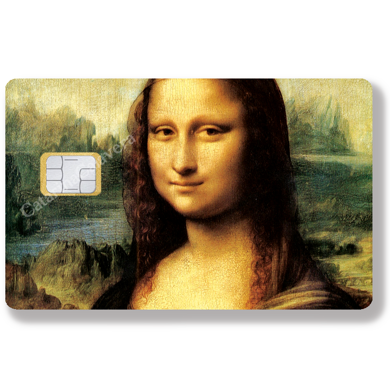 Sticker pour carte bancaire,  Mona Lisa, La Joconde