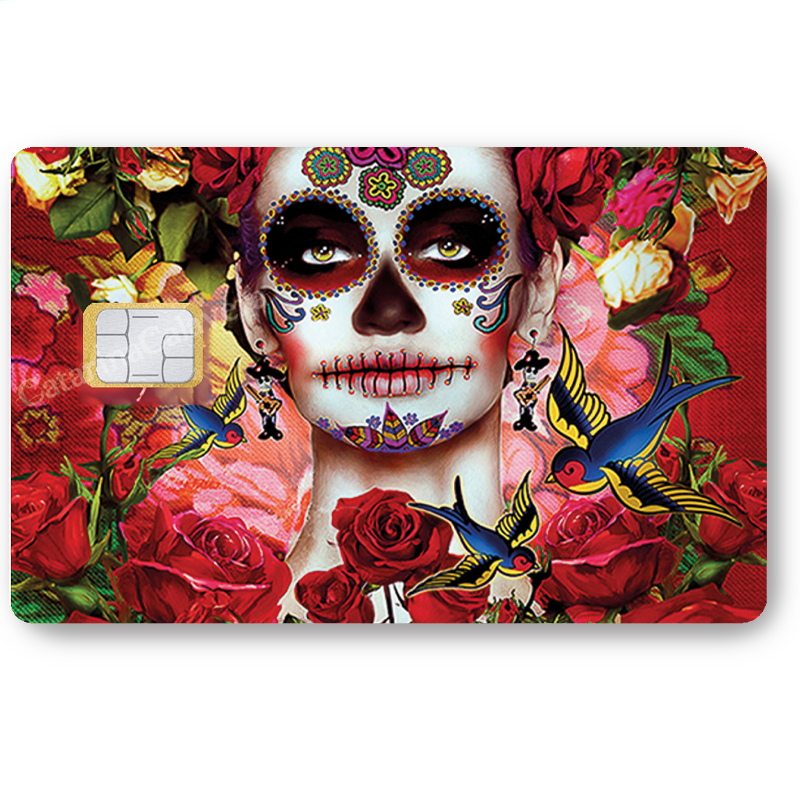 Sticker pour carte bancaire,  Catarina Calavera 2016