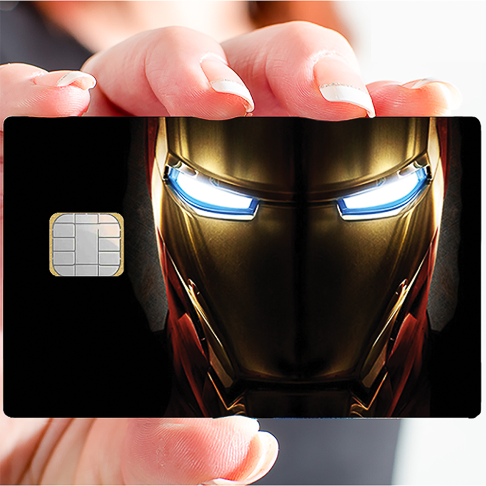 Sticker pour carte bancaire, Tribute to Iron Man