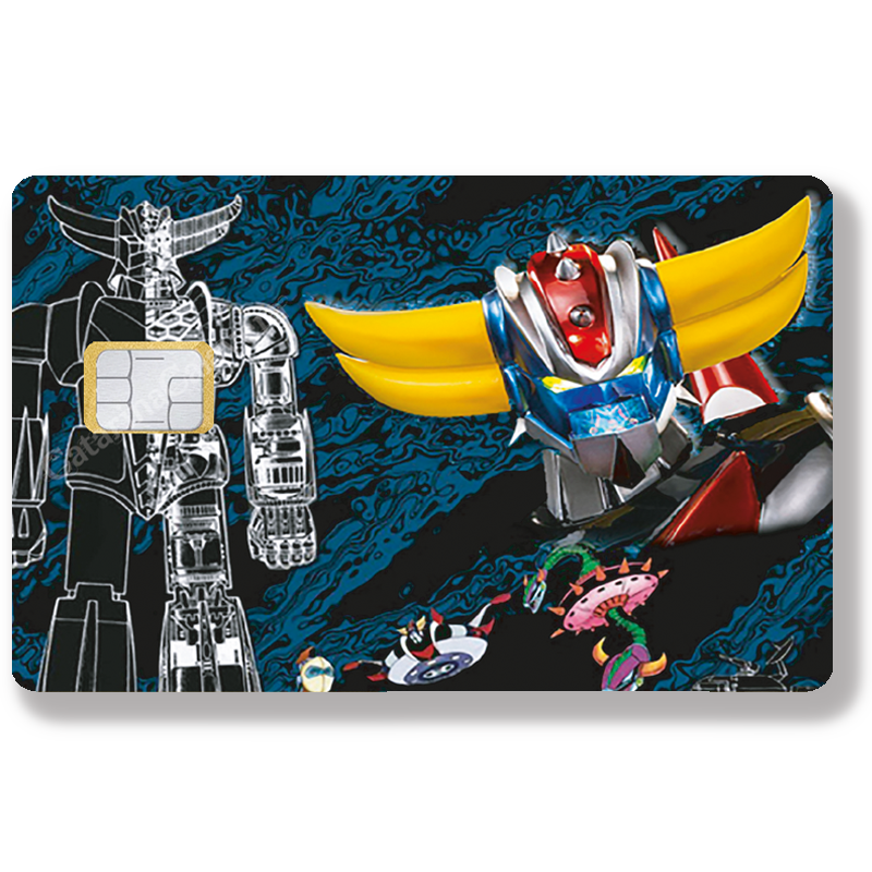 Sticker pour carte bancaire, Tribute to GOLDORAK