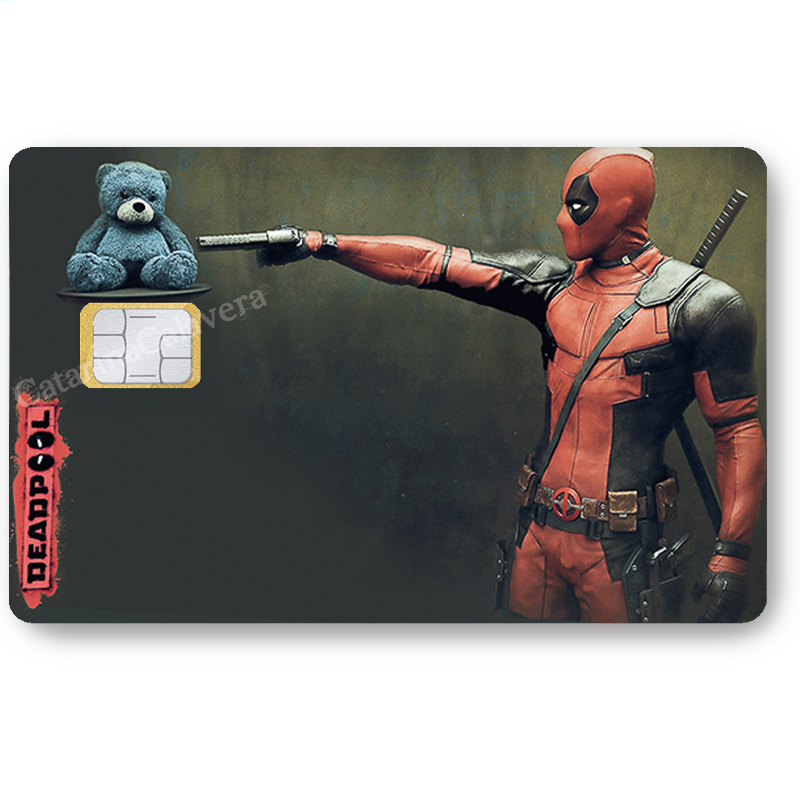 Sticker pour carte bancaire, Tribute to DEADPOOL, édition limitée 100 ex.