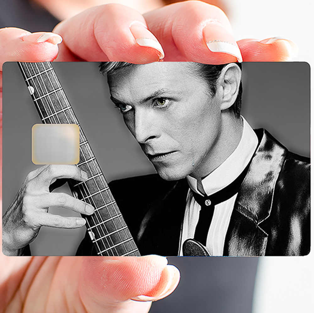Sticker pour carte bancaire, Tribute to David Bowie