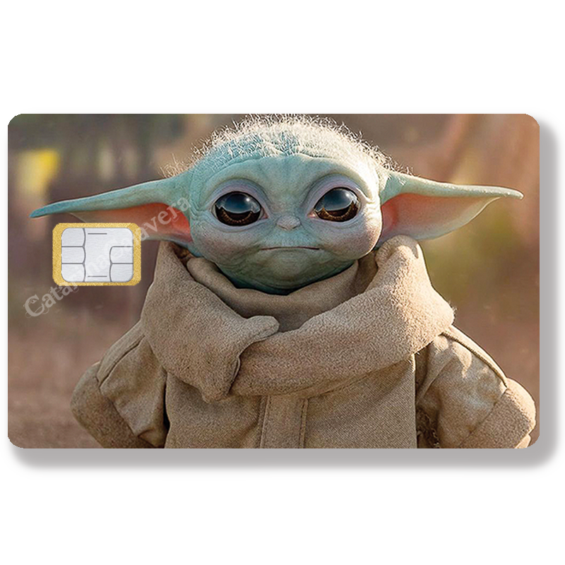 Sticker pour carte bancaire, Baby Yoda, édition limitée 100 ex.