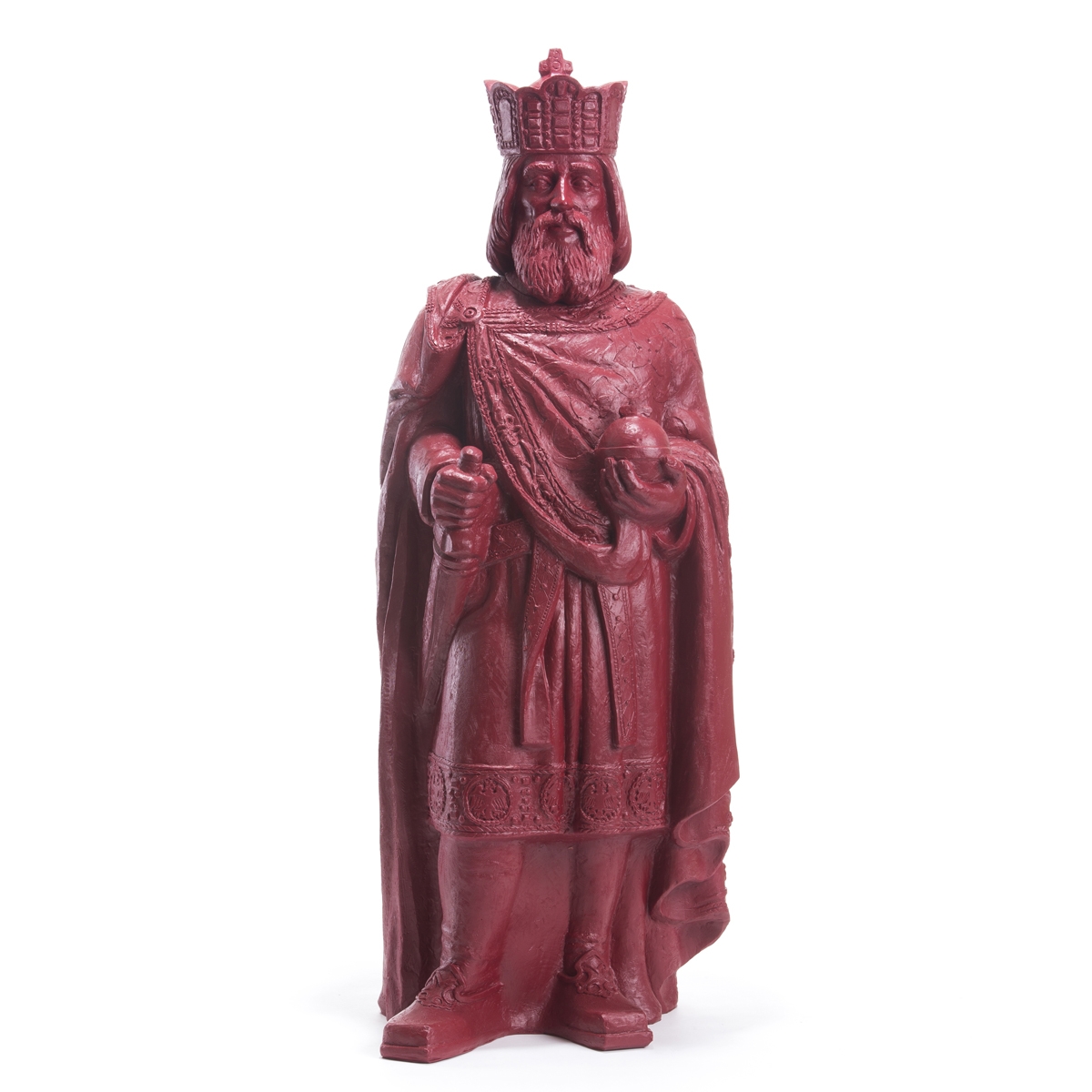 Statuette-CHARLEMAGNE-purple-red-Ottmar- Hörl-the-little-boutique