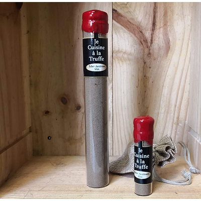 Truffe déshydratée, Tuber Aestivum Vitt. en poudre, "Je cuisine à la Truffe" - Origine des truffes : Italie