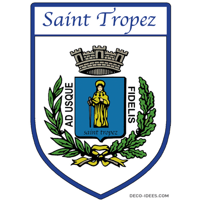 Sticker, Blason de  SAINT TROPEZ HISTORIQUE