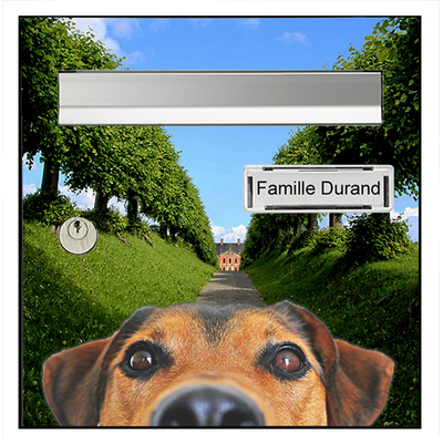 CHIEN-CHATEAU-sticker-boite-aux-lettre-thelittleboutique