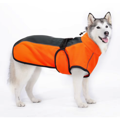 Manteau imperméable pour chiens – Orange_THELITTLEBOUTIQUE_24