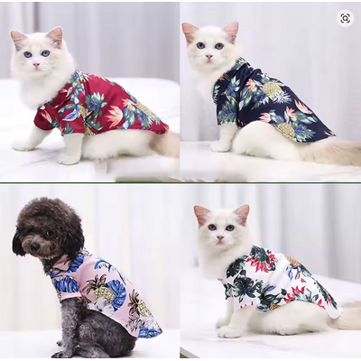 Chemise hawaïenne pour chien et chat –thelittleboutique-7