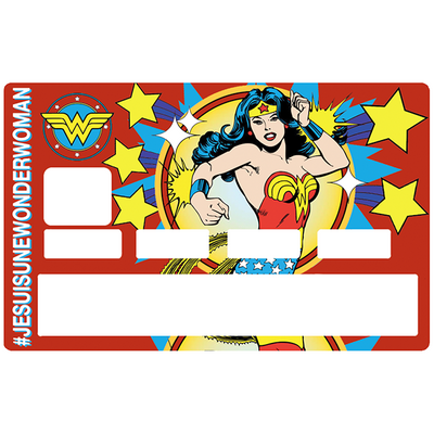 Sticker pour carte bancaire, Tribute to Wonder Woman, édition limitée 100 ex