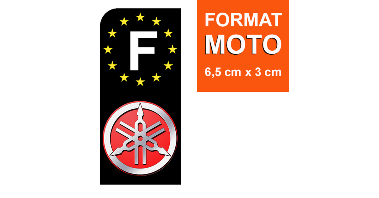 Stickers Pour Plaque D'immatriculation MOTO, EUROBAND - PUNISHER - Noi