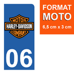 sticker-plaque-immatriculation-moto-DROIT-06-HARLEY-DAVIDSON