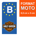 harley-davidson-belgique-sticker-plaque-immatriculation-moto-GAUCHE-france