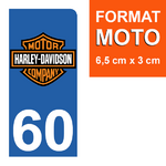 60-HARLEY-DAVIDSON-sticker-plaque-immatriculation-moto-DROIT