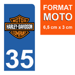 35-HARLEY-DAVIDSON-sticker-plaque-immatriculation-moto-DROIT