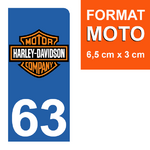 63-HARLEY-DAVIDSON-sticker-plaque-immatriculation-moto-DROIT