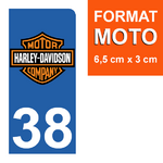 38-HARLEY-DAVIDSON-sticker-plaque-immatriculation-moto-DROIT