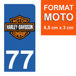 77-HARLEY-DAVIDSON-sticker-plaque-immatriculation-moto-DROIT