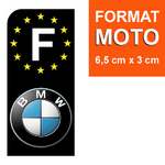 F-BMW-noir-sticker-plaque-immatriculation-moto-DROIT
