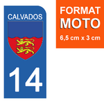 14-CALVADOS-sticker-plaque-immatriculation-moto-the-little-boutique