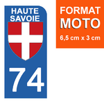 74-HAUTE-SAVOIE-sticker-plaque-immatriculation-moto-DROIT-13-HARLEY-DAVIDSON