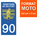 90-BELFORT-sticker-plaque-immatriculation-moto-DROIT-13-HARLEY-DAVIDSON