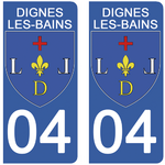04-DIGNES-LES-BAINS-sticker-plaque-immatriculation-the-little-boutique