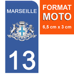 13-MARSEILLE-sticker-plaque-immatriculation-moto-DROIT