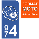 974-CARTE-la-reunion-sticker-plaque-immatriculation-moto-DROIT