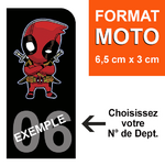 DEADPOOL-PERSO-NOIR-sticker-plaque-immatriculation-moto-DROIT