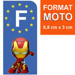 IRONMAN-BLEU-sticker-plaque-immatriculation-moto-DROIT