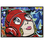 graffiti-girl-on-wall-thelittleboutique-affiche