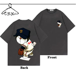 Respzed-T-shirt-manches-courtes-pour-hommes-haut-de-dessin-anim-cool-col-rond-coton-japonais