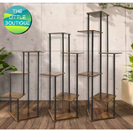 Support pour plantes en métal et bois-thelittleboutique