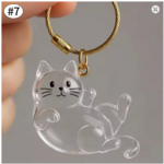 Capsule porte-clé souvenir pour poils de chat – pendentif commémoratif pour animal_5