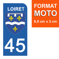 Autocollant Plaque Immatriculation 45 Loiret – Dimensions Officielles, Résistant Lavage Haute Pression - 8