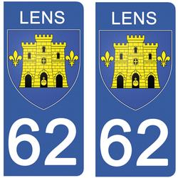 STICKERS MOTO SCOOTER Lot De Plaque D'immatriculation NORD PAS DE