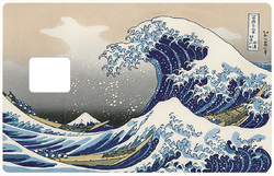 La Vague de Kanagawa Vs la nuit étoilée - sticker pour carte bancaire –  STICKERCB