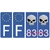 sticker-plaque-immatriculation-BLEU- AUTO-SKULL