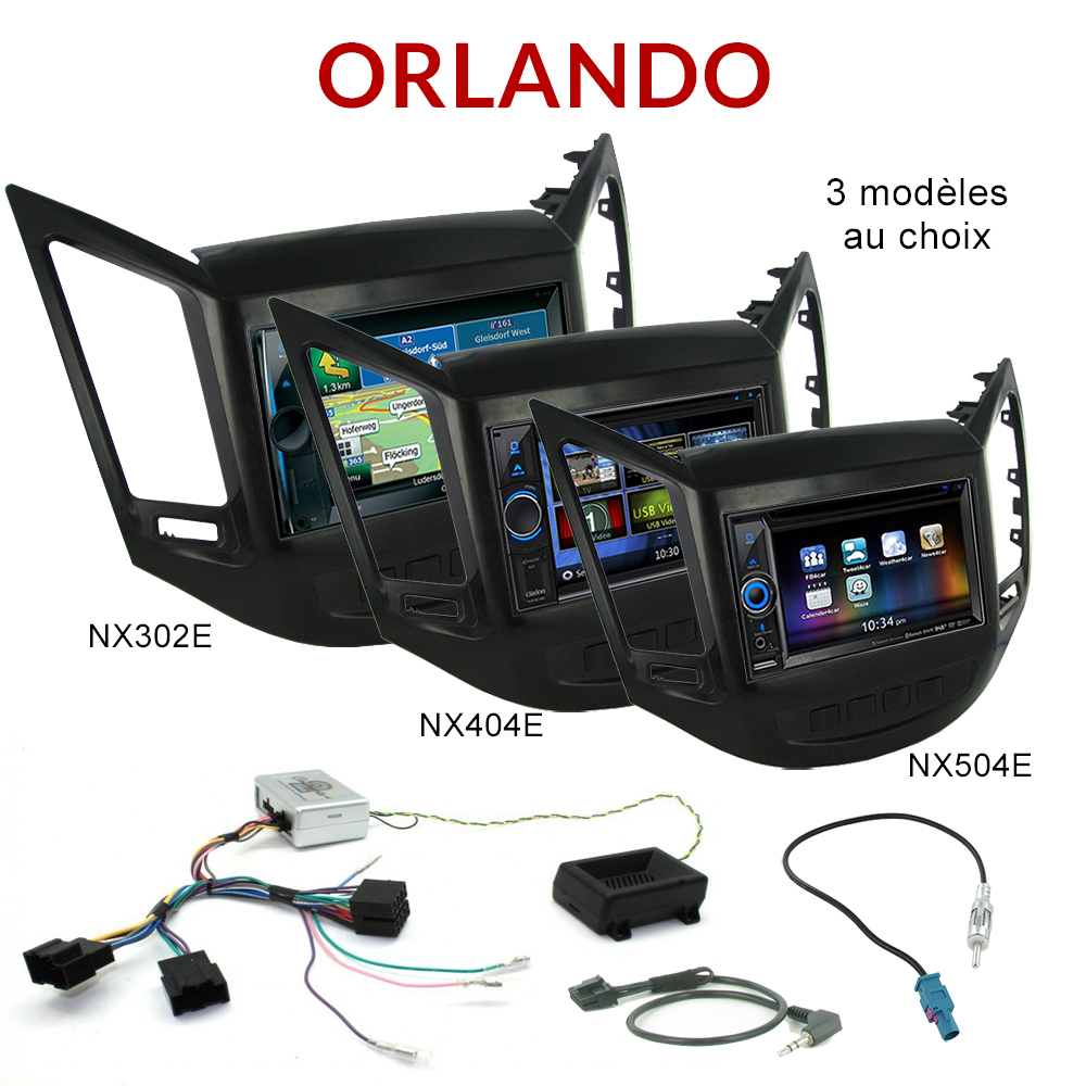 Autoradio GPS Chevrolet Orlando écran tactile 6,2" dvd