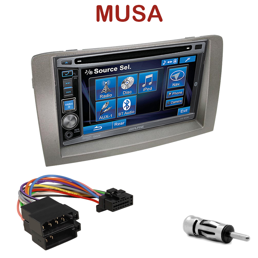 Autoradio 2DIN Alpine Lancia Musa Poste 2DIN multimédia