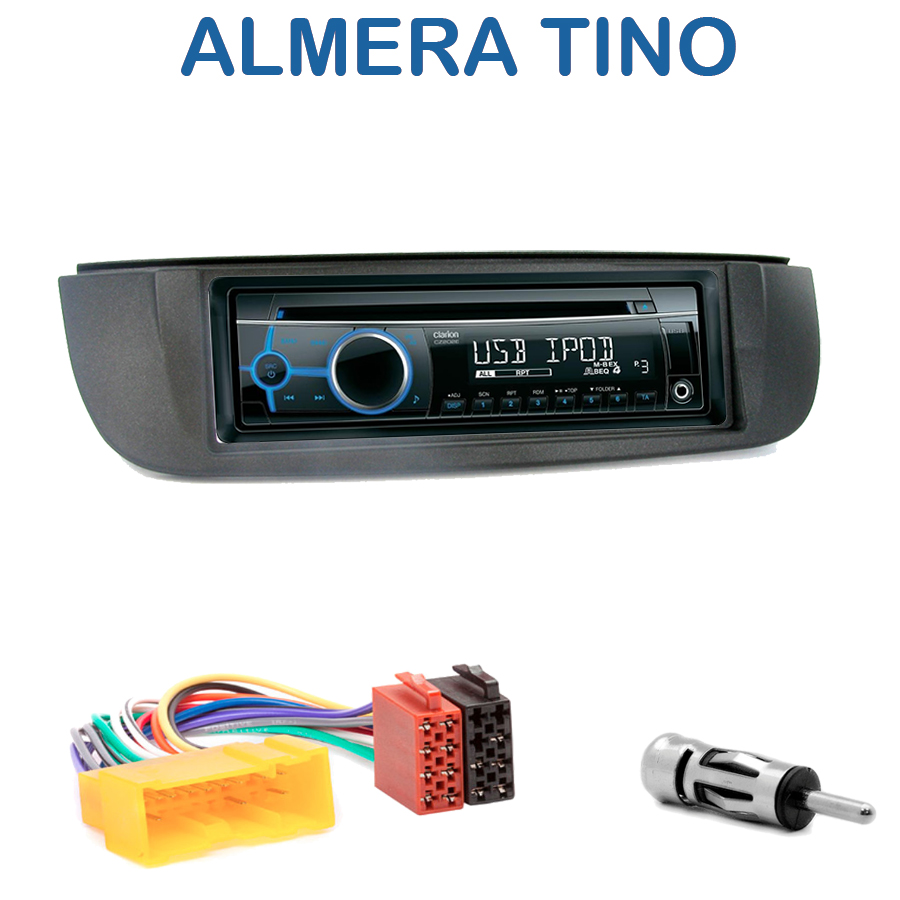 Autoradio 1DIN Nissan Almera Tino avec CD/USB/mp3