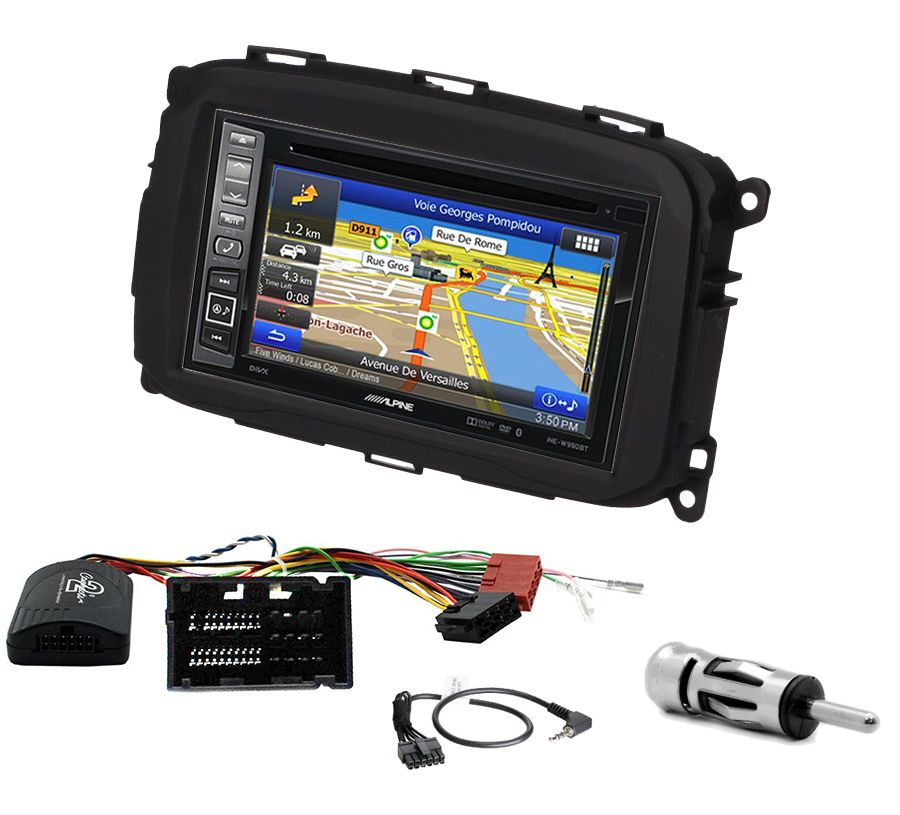 Autoradio GPS Alpine Alfa Romeo Giulietta INE-W611D iLX-702D ...