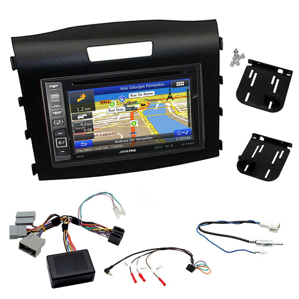 Pack autoradio GPS Honda CR-V - INE-W611D ou INE-F904D au choix