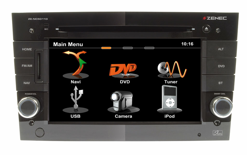 Autoradio DVD GPS Opel Astra, Zafira Autoradios Zenec ZE