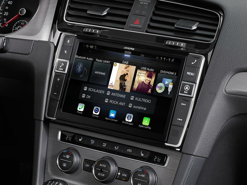 i903DG7 et X903DG7 Alpine GPS écran tactile Volkswagen Golf 7