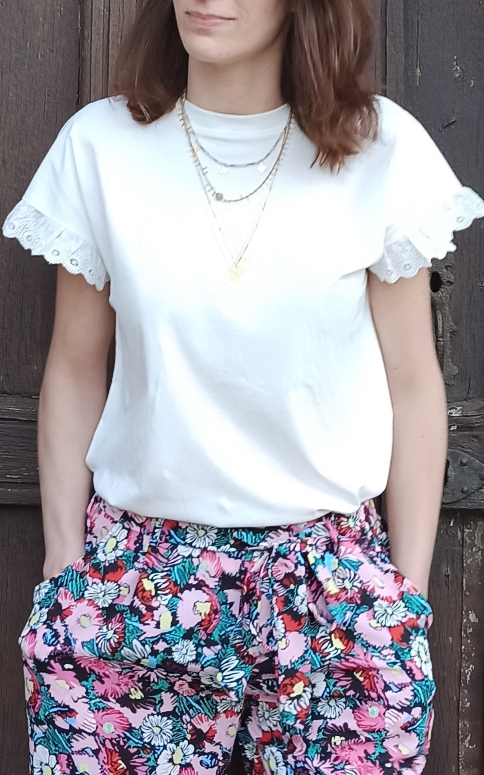 tee shirt Léni blanc