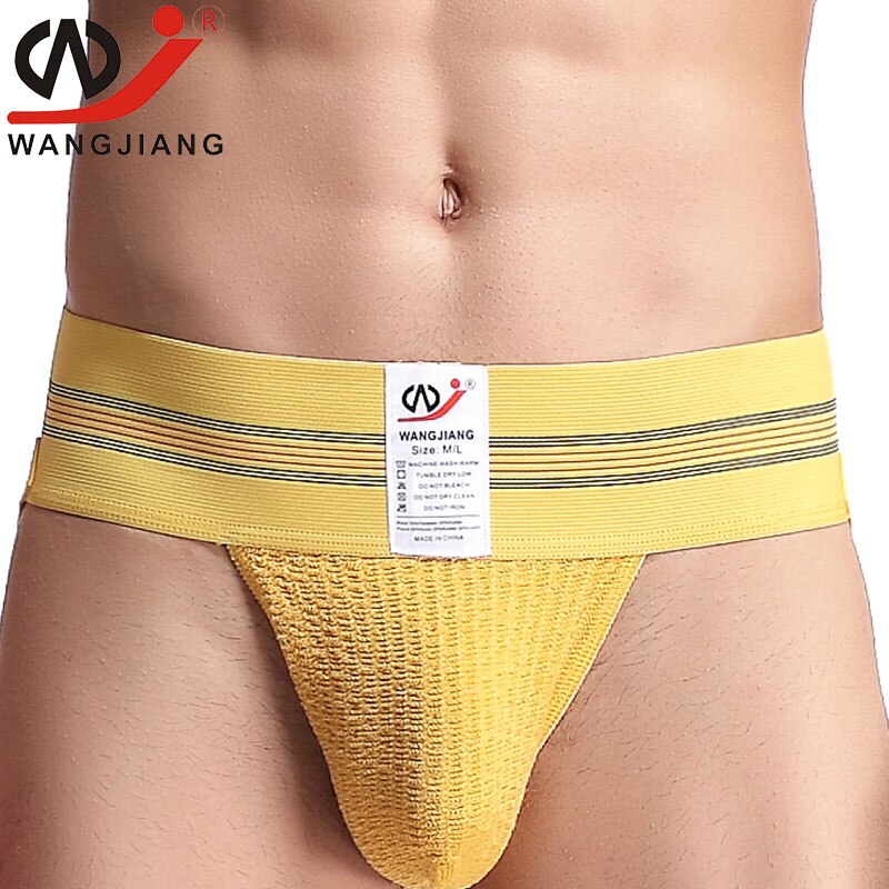 WJ-String-en-coton-pour-hommes-Gay-sous-v-tements-Sexy-pour-hommes-String-ouvert-et