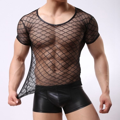 Tee-shirt transparent mesh