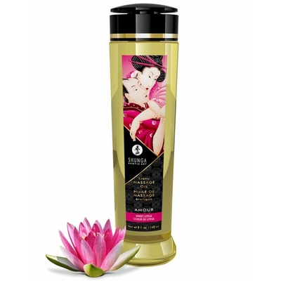 Huile de Massage Amour Saveur Coeur de Lotus - 240 ml